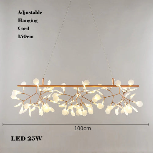 lustre LED créatif en acier inoxydable et acrylique pour décoration intérieure - vue 8 sur 18