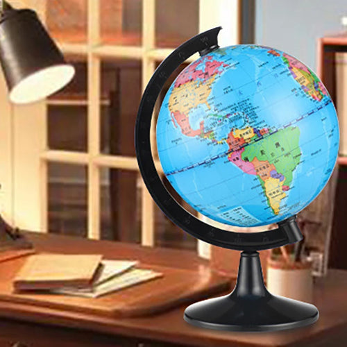 globe terrestre portable rotatif pour apprendre la géographie - vue 4 sur 7