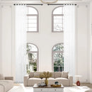 Voilage tulle extra long sur mesure hauts plafonds