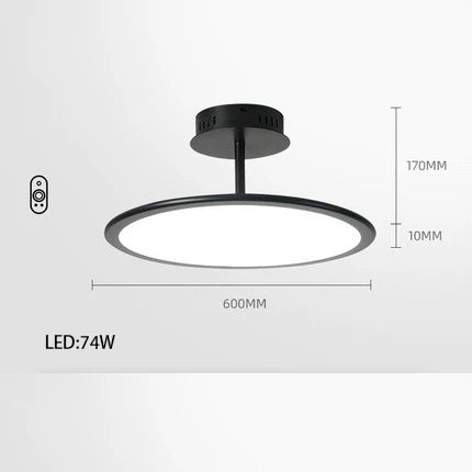 suspension minimaliste dimmable led décorative pour la maison