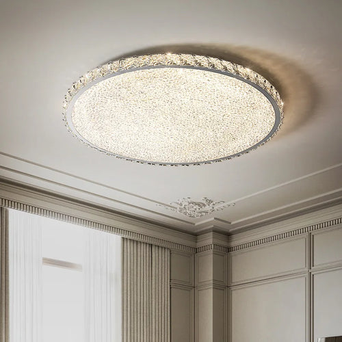 plafonnier en cristal design moderne luminaire décoratif - vue 3 sur 14