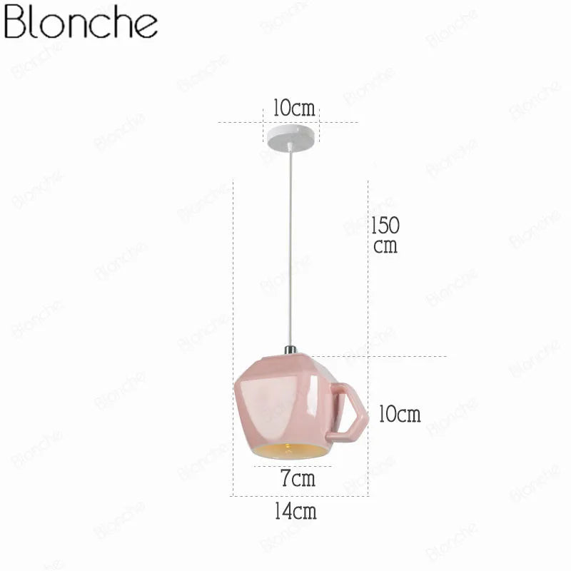Suspension en céramique avec tasse de thé et théière - vue 12 sur 15