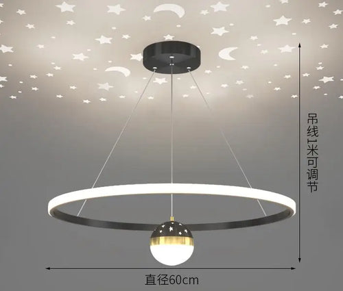 suspension design ronde en led pour décoration moderne - vue 13 sur 12