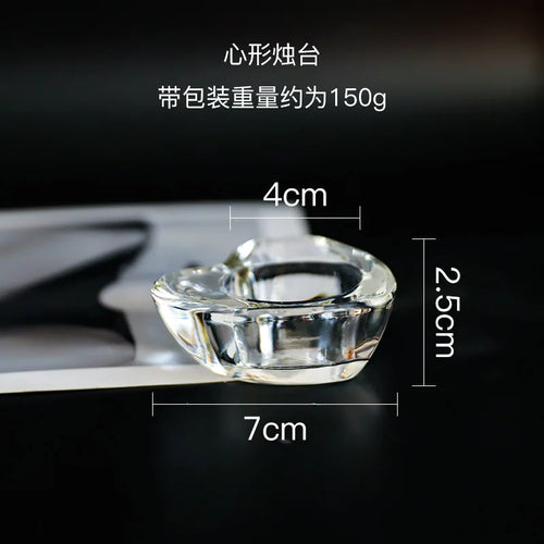 bougeoir en verre créatif pour bougie chauffe-plat décoration élégante - vue 9 sur 11