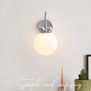 applique murale ronde bauhaus bowknot led chrome
