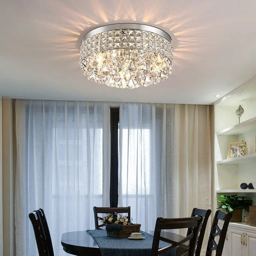 plafonnier en cristal design moderne pour intérieur élégant - vue 4 sur 8
