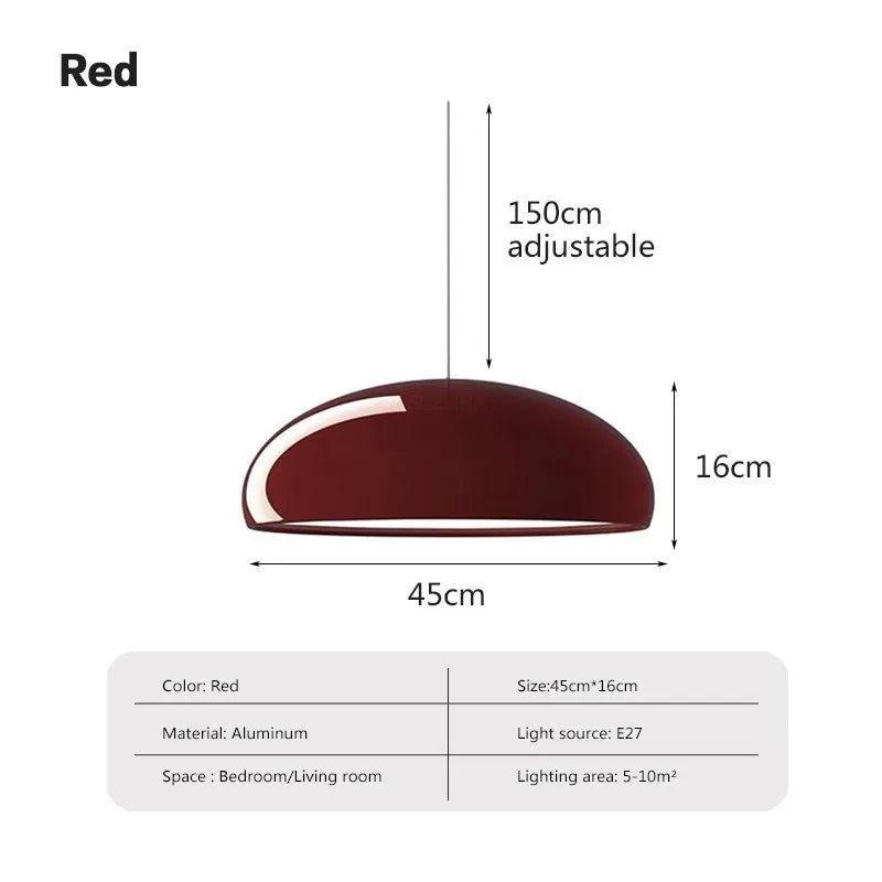 suspension led nordique macaron luminaire suspendu éclairage maison - vue 16 sur 21