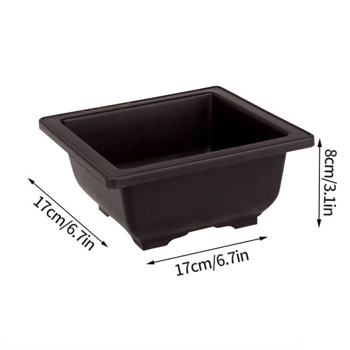 pots de fleurs rectangulaires imitation argile pour jardin extérieur - vue 18 sur 30