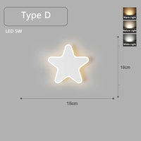 applique murale led minimaliste montée en surface