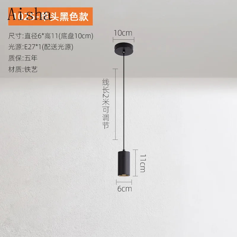 suspension nordique simple pour décoration intérieure élégante - vue 6 sur 9