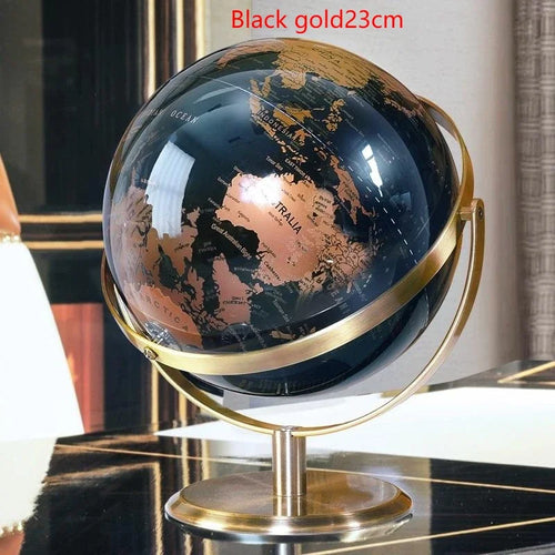 globe rotatif décoration de bureau style européen créatif - vue 12 sur 11