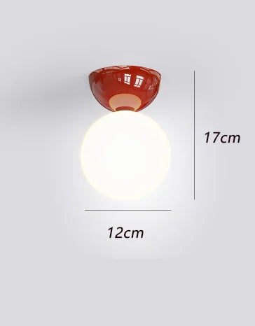 plafonnier dôme style bauhaus pour décoration intérieure élégante et simple - vue 9 sur 9