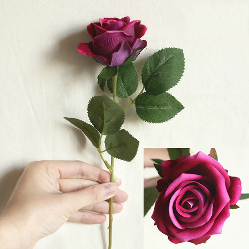 fleur artificielle en flanelle pour décoration intérieure et mariage - vue 10 sur 15