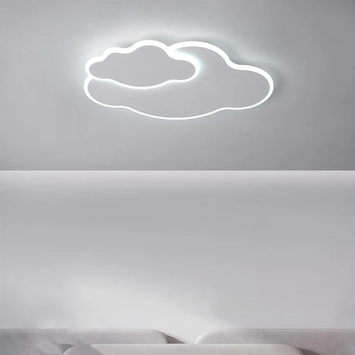 lustre led moderne nuage amour décoratif pour enfant - vue 6 sur 9