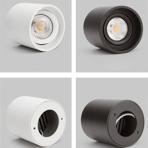 downlights led montés en surface réglables spots nordiques à intensité variable - vue 2 sur 5