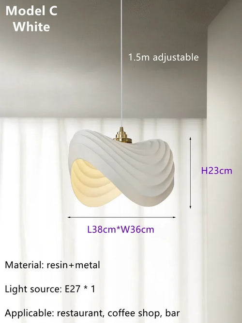 suspension moderne nordique design art pour décoration intérieure - vue 13 sur 18