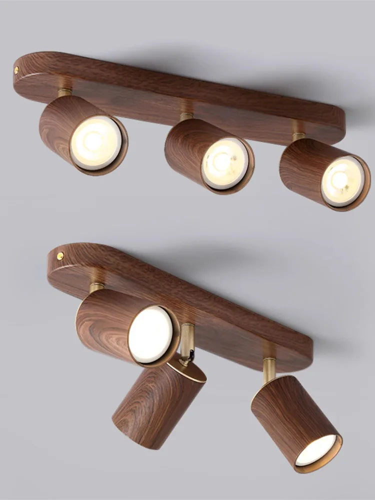 spot led en saillie avec ampoule remplaçable et têtes réglables - vue 5 sur 8
