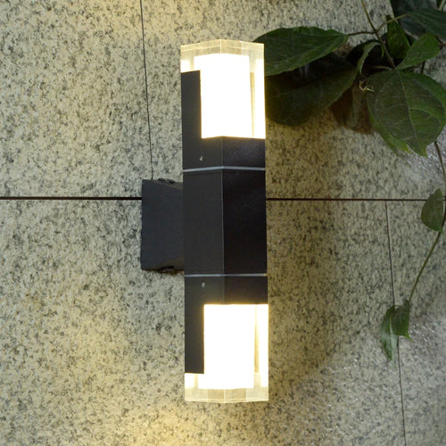 applique murale led étanche pour éclairage de jardin extérieur - vue 4 sur 8