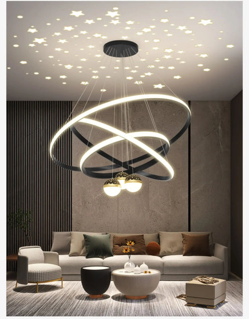 suspension à led étoilée pour un éclairage décoratif intérieur - vue 4 sur 13
