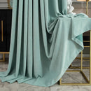 Rideau velours chenille occultant épais style moderne