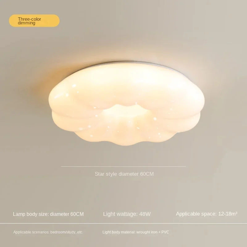 lustre créatif à pétales pour un éclairage chaleureux et apaisant
