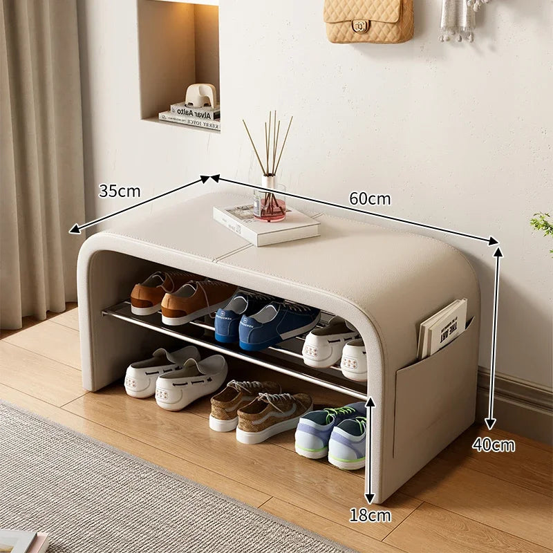 banc polyvalent pour rangement et assise décorative - vue 8 sur 15
