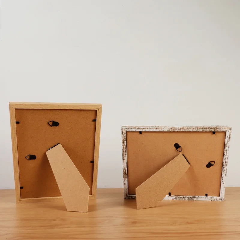 cadre photo en bois pour décoration murale et de bureau - vue 6 sur 10