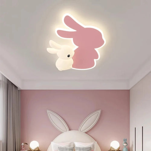 plafonnier lapin mignon pour chambre d'enfant moderne et chaleureuse - vue 4 sur 10
