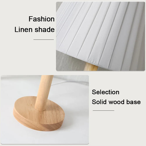 lampe à poser plissée nordique pliable décoration atmosphère maison - vue 6 sur 8