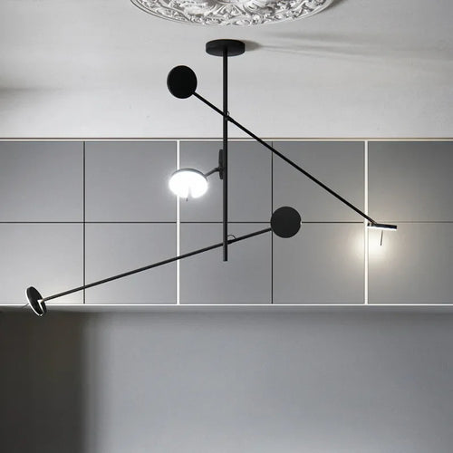 lustre led design nordique pour tables basses de restaurant - vue 2 sur 14