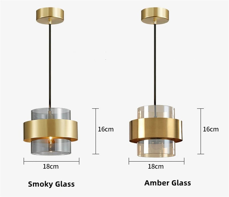 suspension moderne en verre pour décoration intérieure élégante - vue 4 sur 8