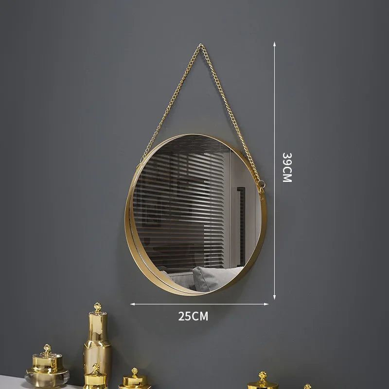 miroir mural rond créatif pour décoration intérieure et maquillage - vue 7 sur 13