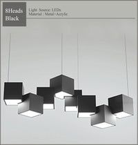 2024 Magic Cube Led Creative Pendant Light Ceilng Hanging Lamp for Dining Room Living Room Light Fixture Samsarah Lighting