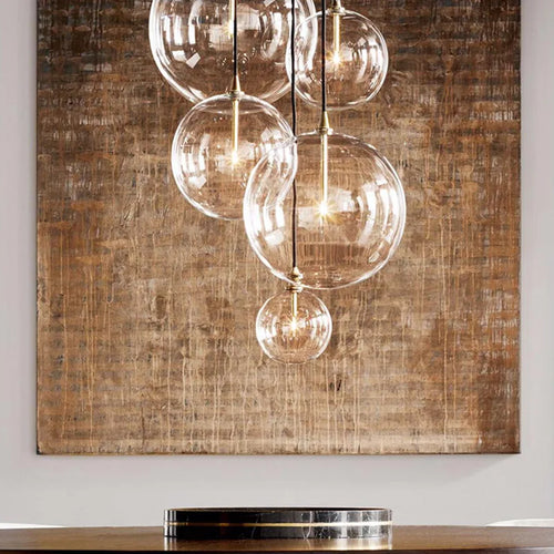 suspension en verre moderne pour décoration intérieure élégante - vue 4 sur 10
