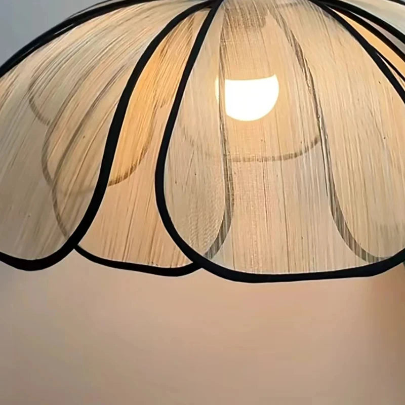 lampe suspendue moderne en tissu pour décoration artistique - vue 5 sur 11