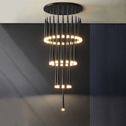 lustre suspendu moderne à LED pour intérieur contemporain - vue 4 sur 14