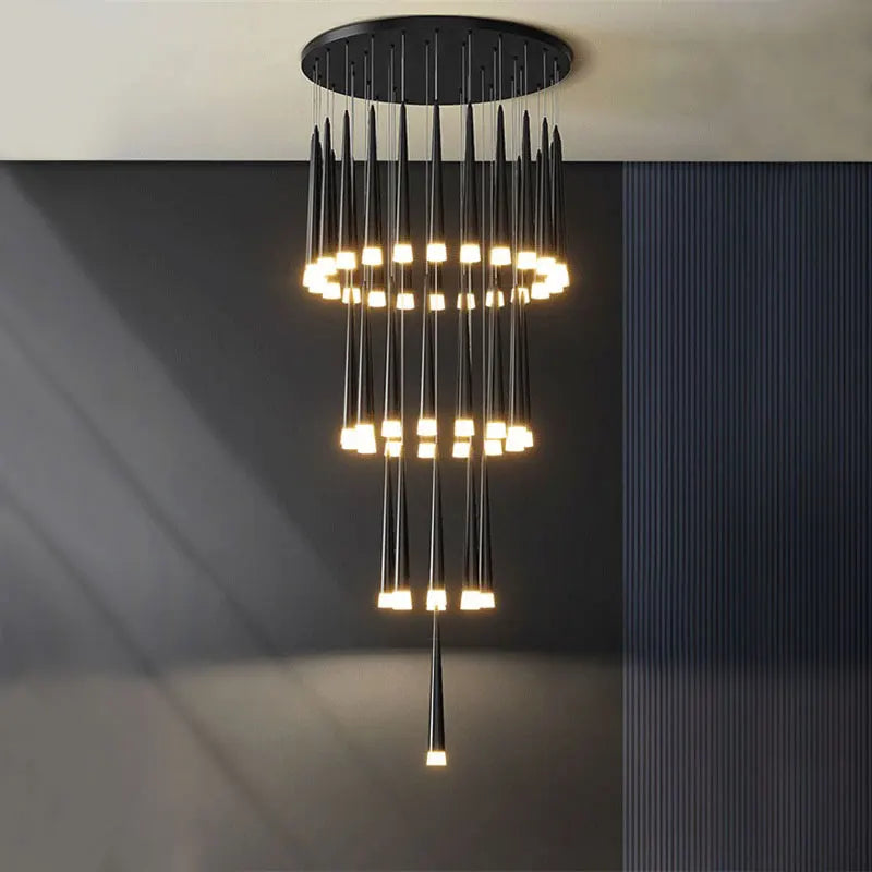 lustre suspendu moderne à LED pour intérieur contemporain - vue 3 sur 14