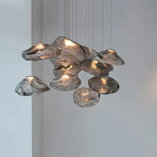 suspension moderne lampe duplex escaliers pour restaurant - vue 2 sur 9