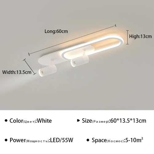 plafonnier led moderne pour décoration d intérieur et éclairage décoratif - vue 15 sur 18