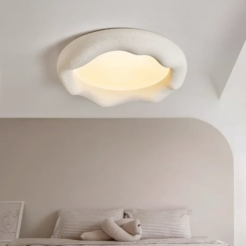 plafonnier nuage style wabi sabi minimaliste pour éclairage doux - vue 4 sur 12
