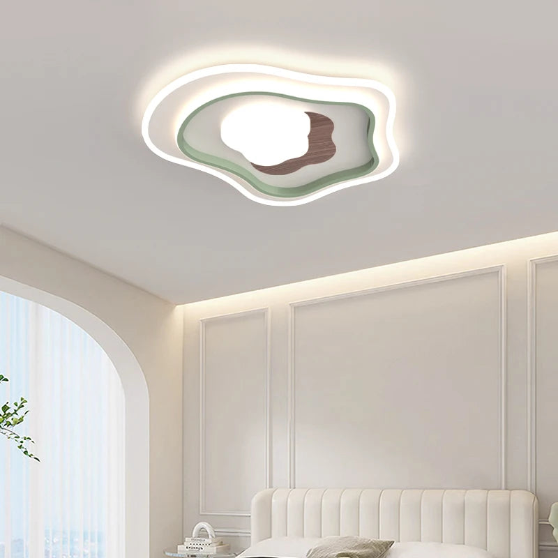 lustre nordique en bois pour éclairage intérieur lampara techo - vue 5 sur 14