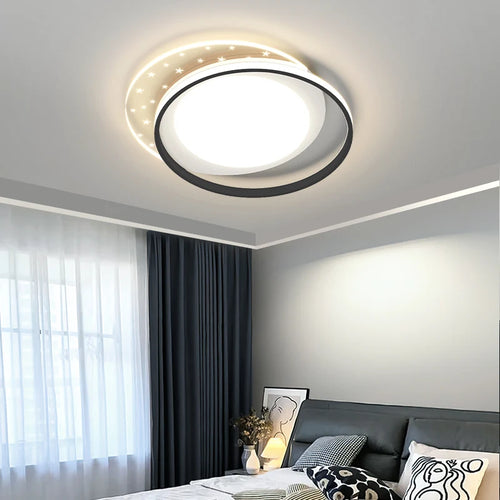 Lustre Led Plafonnier Chambre Intérieur Mince Moderne - vue 5 sur 14
