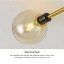 lustre led verre moderne salon maison décor plafonnier
