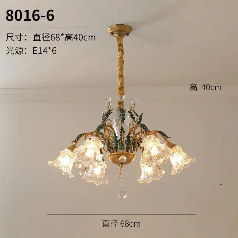 lustre en cristal rustique pour éclairage intérieur industriel - vue 9 sur 9