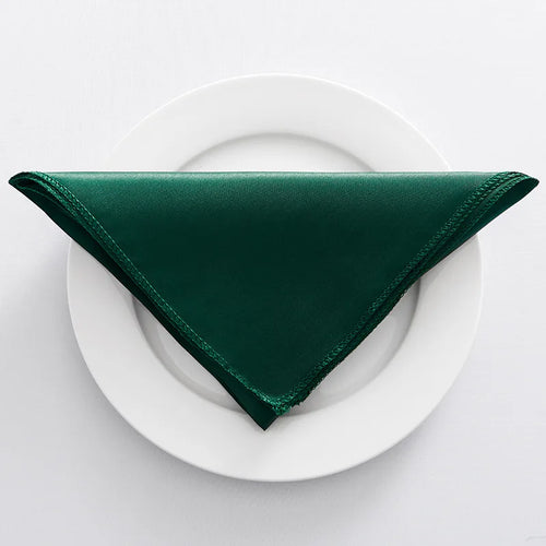 Serviette de table satin style moderne mariage fete