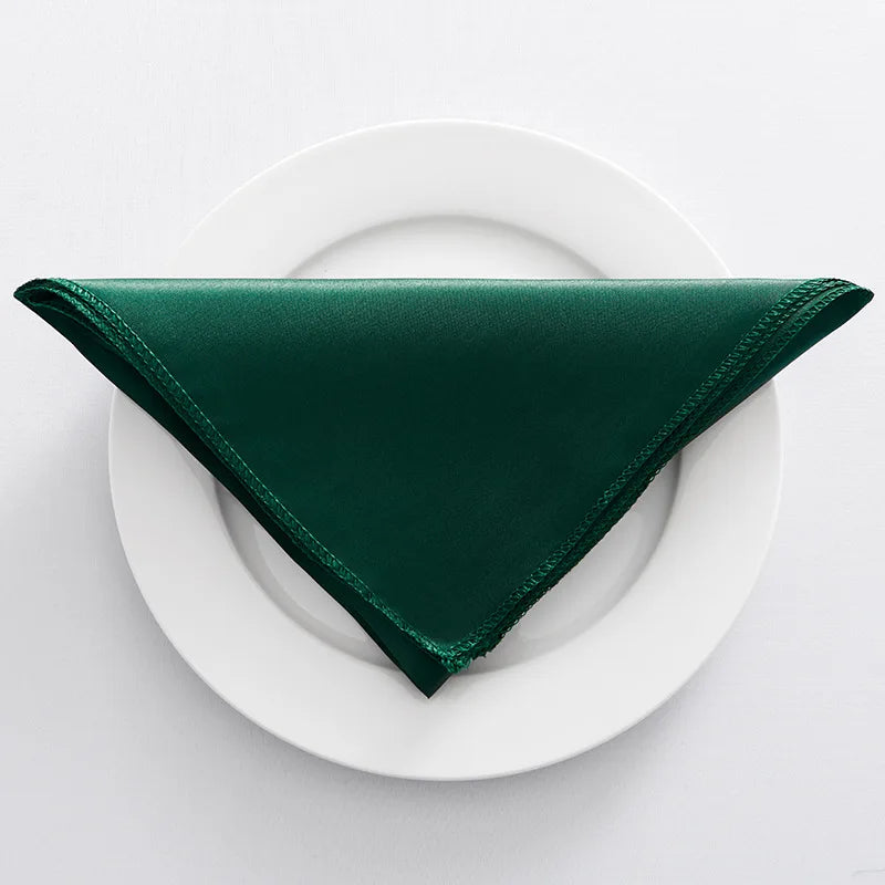 Serviette de table satin style moderne mariage fete