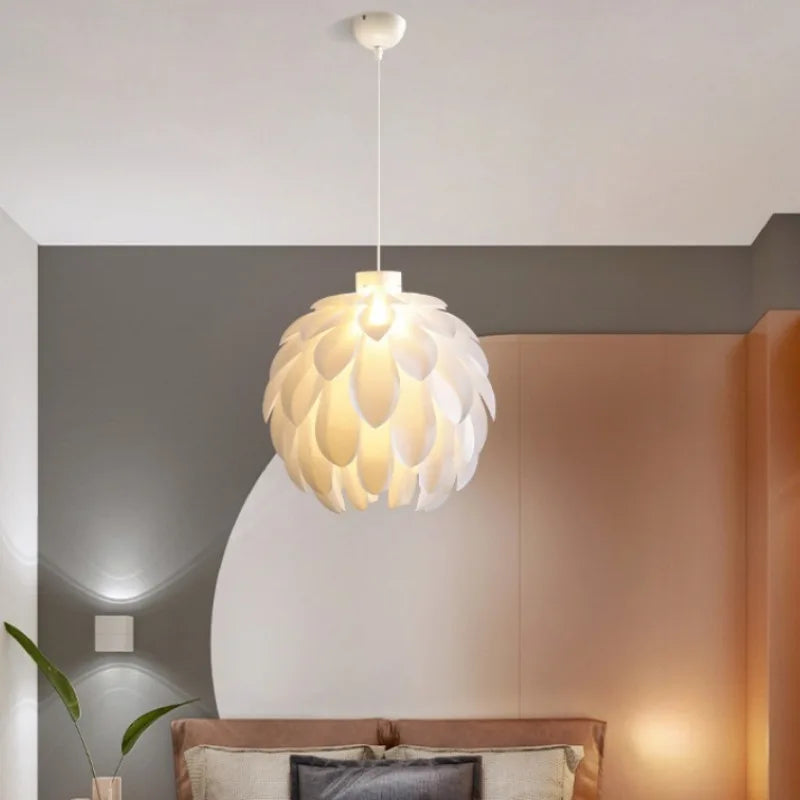 lustre en pvc design pomme de pin moderne pour décoration intérieure - vue 4 sur 7