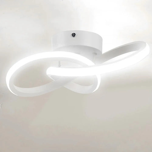 Plafonnier en métal lustre moderne haute luminosité porche lampe d'entrée lampe de plafond à économie d'énergie pour salon chambre - vue 14 sur 24