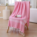 serviette de plage turque coton motif imprimé bohème