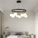 lustre moderne en verre éclairage suspendu réglable design élégant